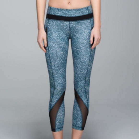 lululemon athletica Pants - SALE! Lululemon Teal and White Inspire Tight Leggings